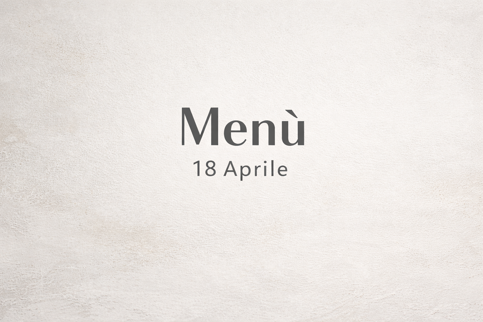 menu 18 aprile