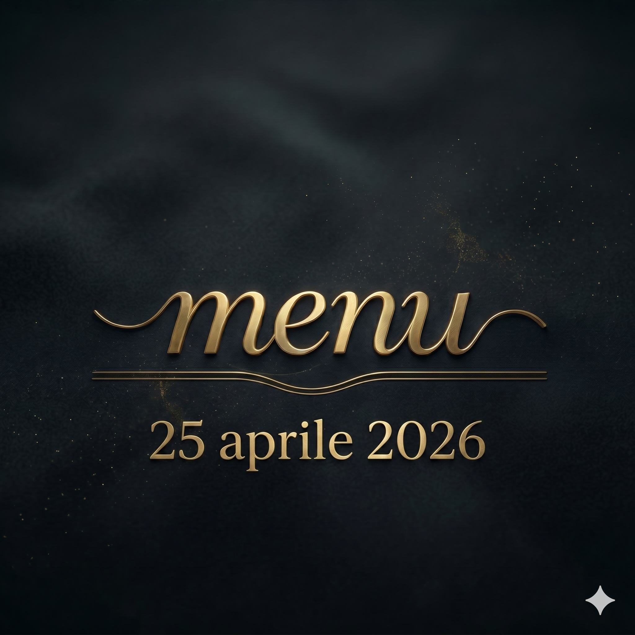 Menu 25 Aprile